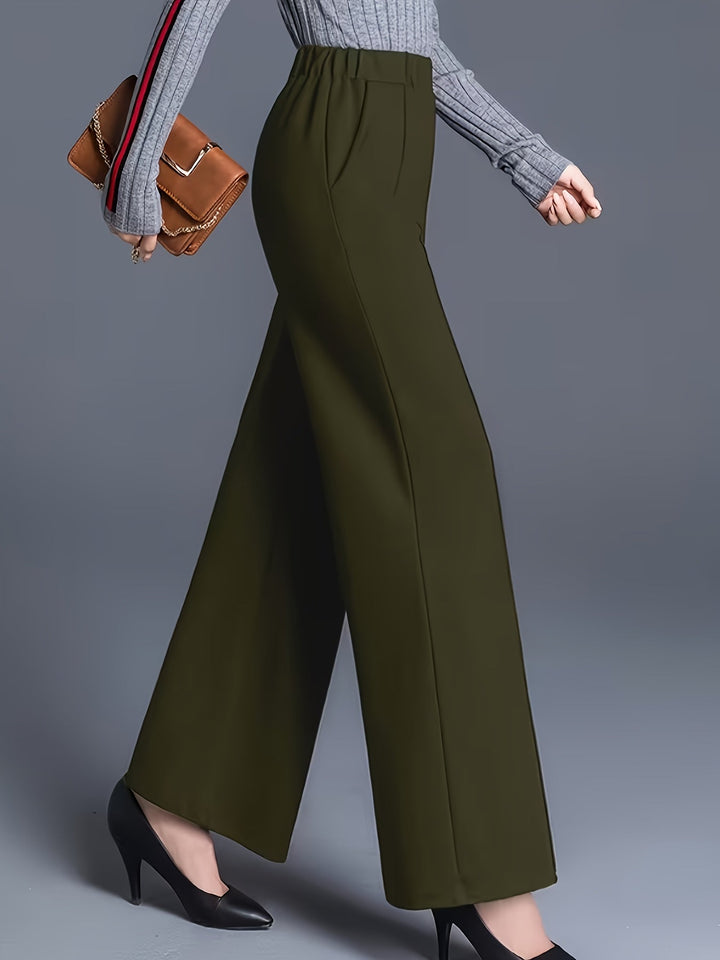 Josie | High-Waisted Wide-Leg Trousers