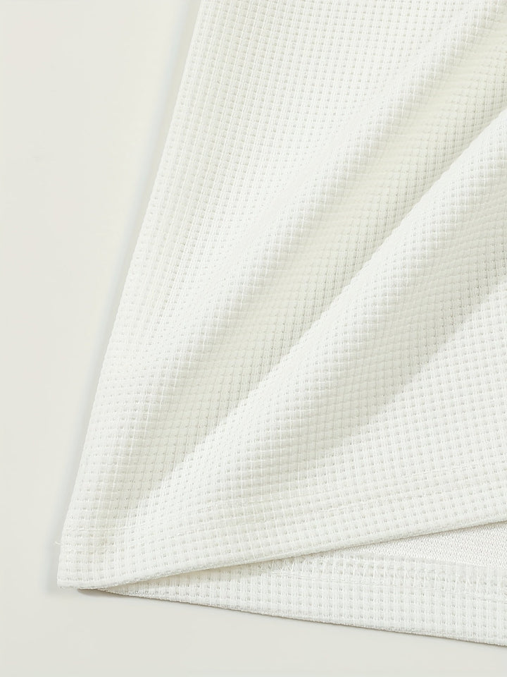 Jonathan | Textured Long Sleeve Henley Shirt
