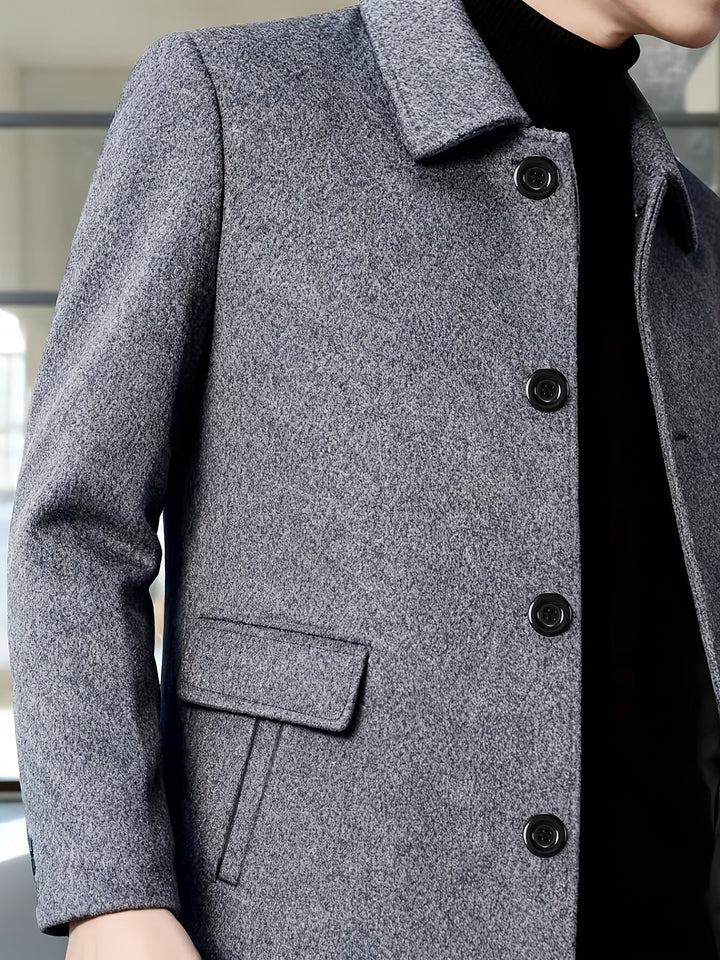Gerard | Refined Single-Breasted Overcoat