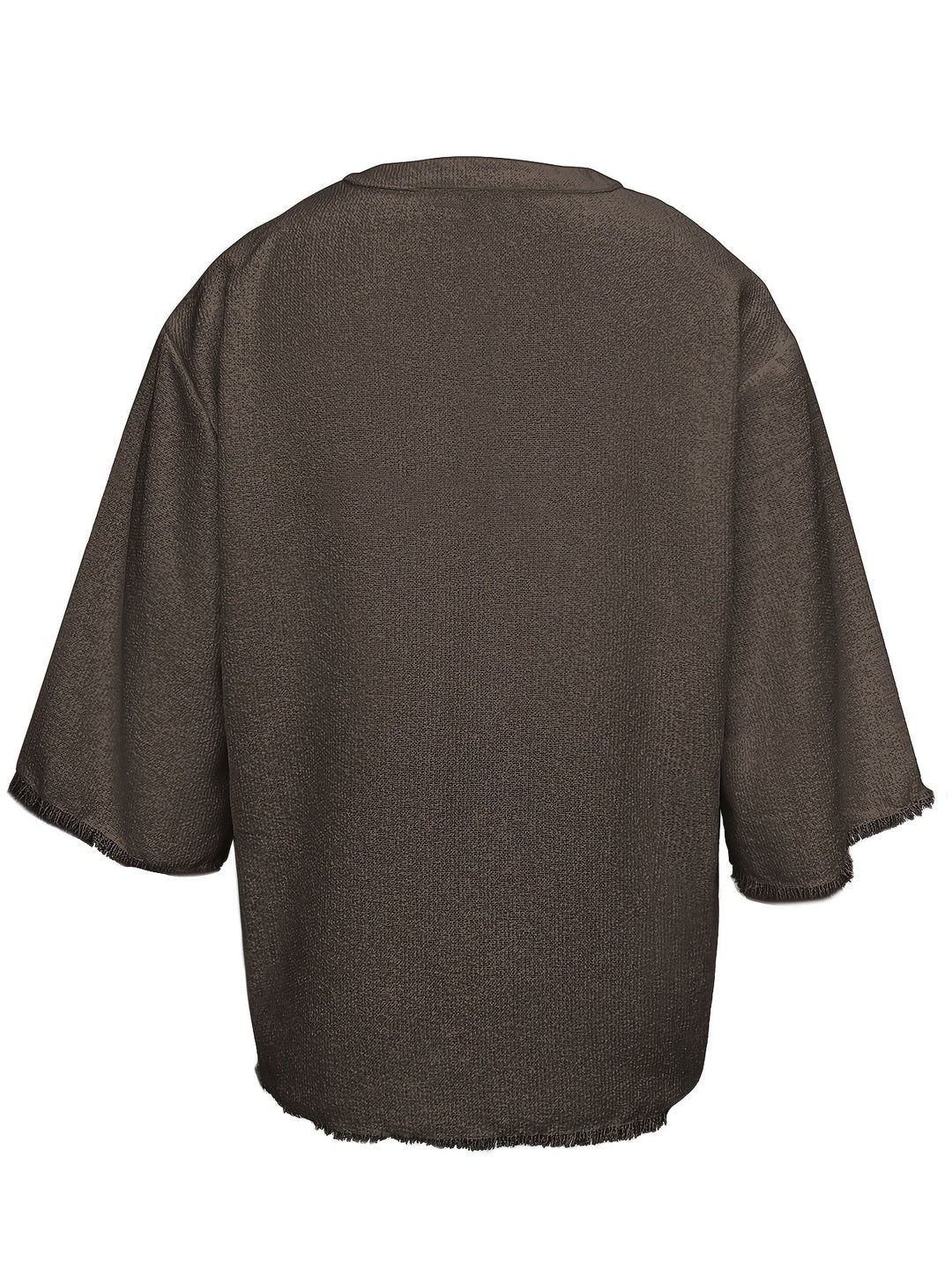 Dorian | Relaxed Lace-Up V-Neck Shirt