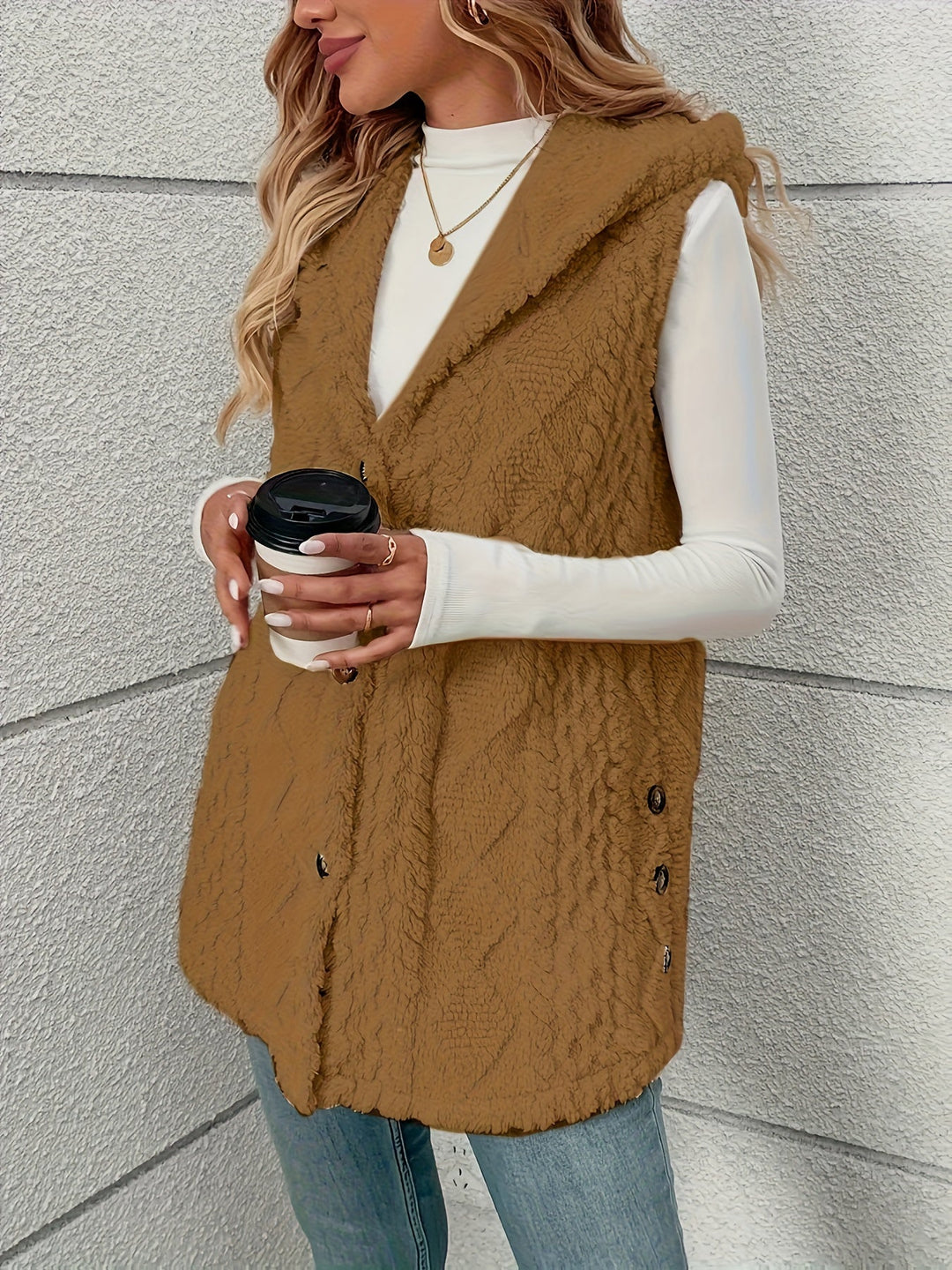 Lorna | Cozy Hooded Sleeveless Vest