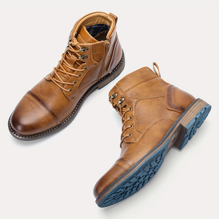 Rupert | Refined Cap-Toe Ankle Boots