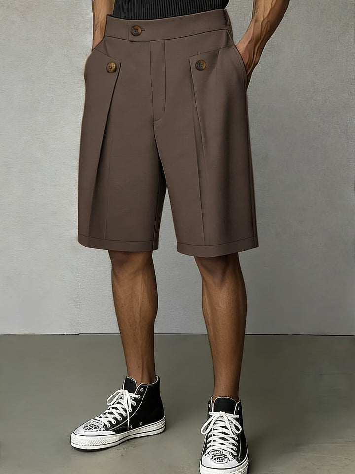 Harlan | Tailored Pleated Shorts