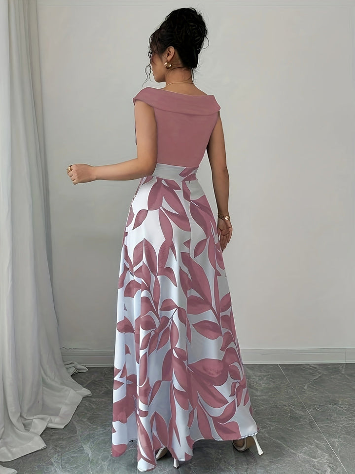 Lucille | Elegant Floral Maxi Dress