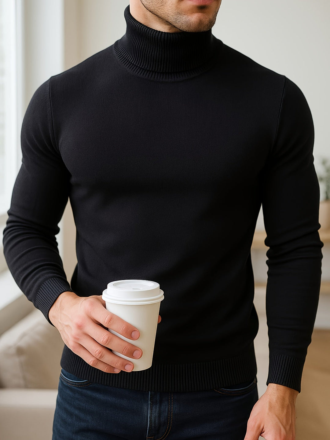 Frederick | Refined High-Neck Jumper