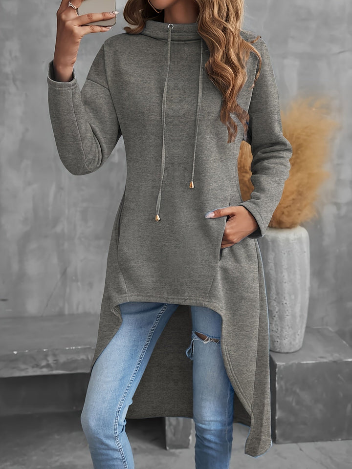 Tabitha | High-Low Drawstring Hoodie