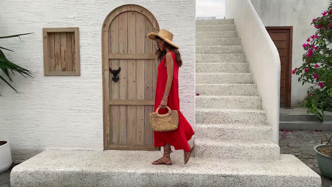 Coralie | Flowing Tiered Maxi Dress
