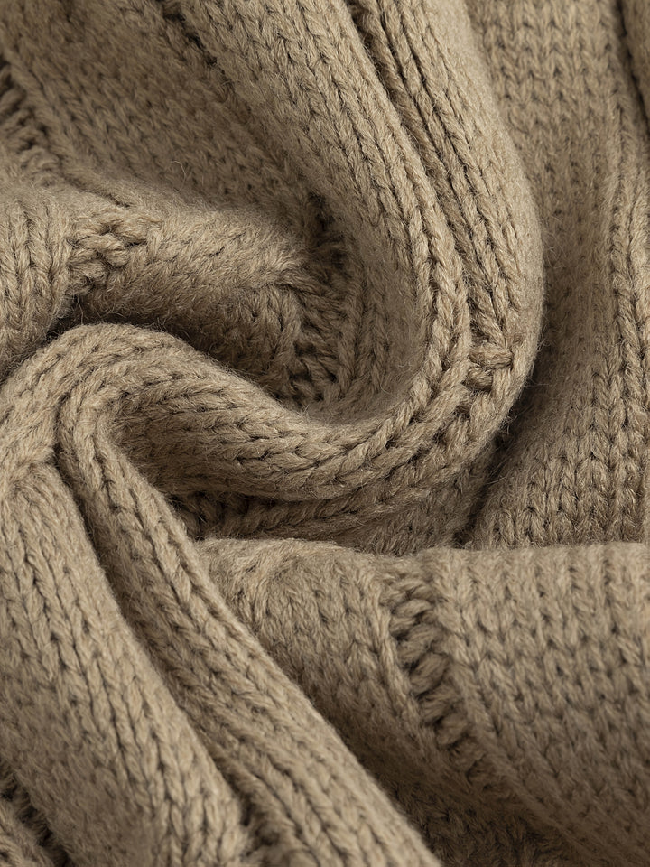 Walter | Shawl Collar Cable Knit Cardigan