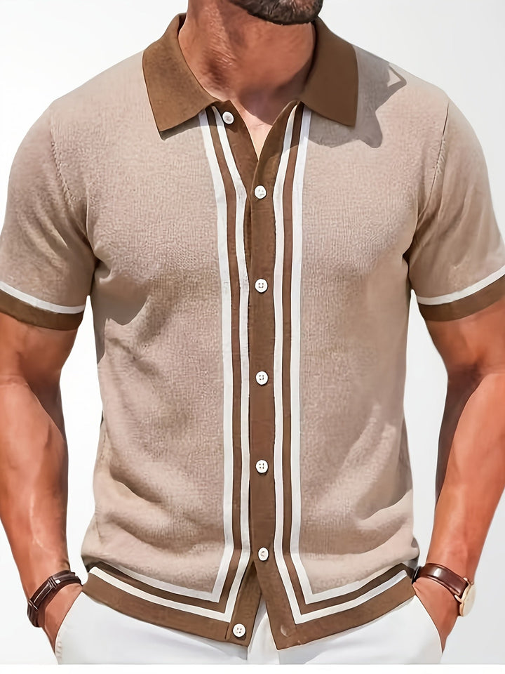 Douglas | Striped Short Sleeve Shirt