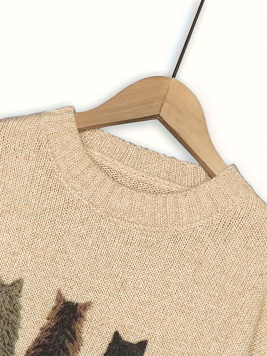 Tamara | Cozy Cat-Print Jumper