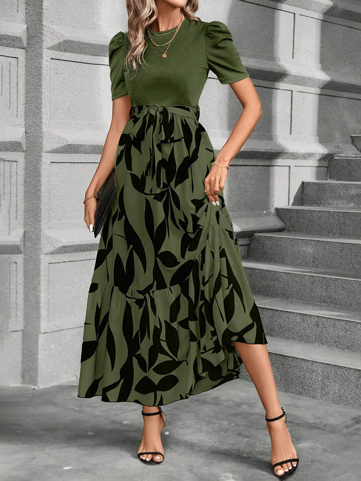 Helena | Printed Tiered Maxi Dress