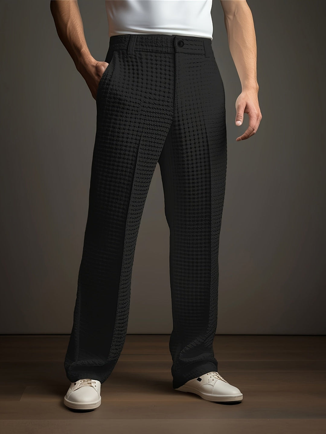 Harold | Relaxed Textured Trousers
