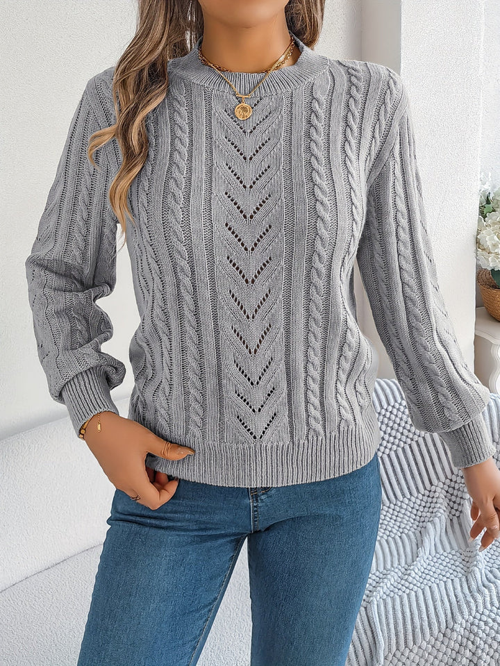 Blythe | Cable-Knit Textured Jumper