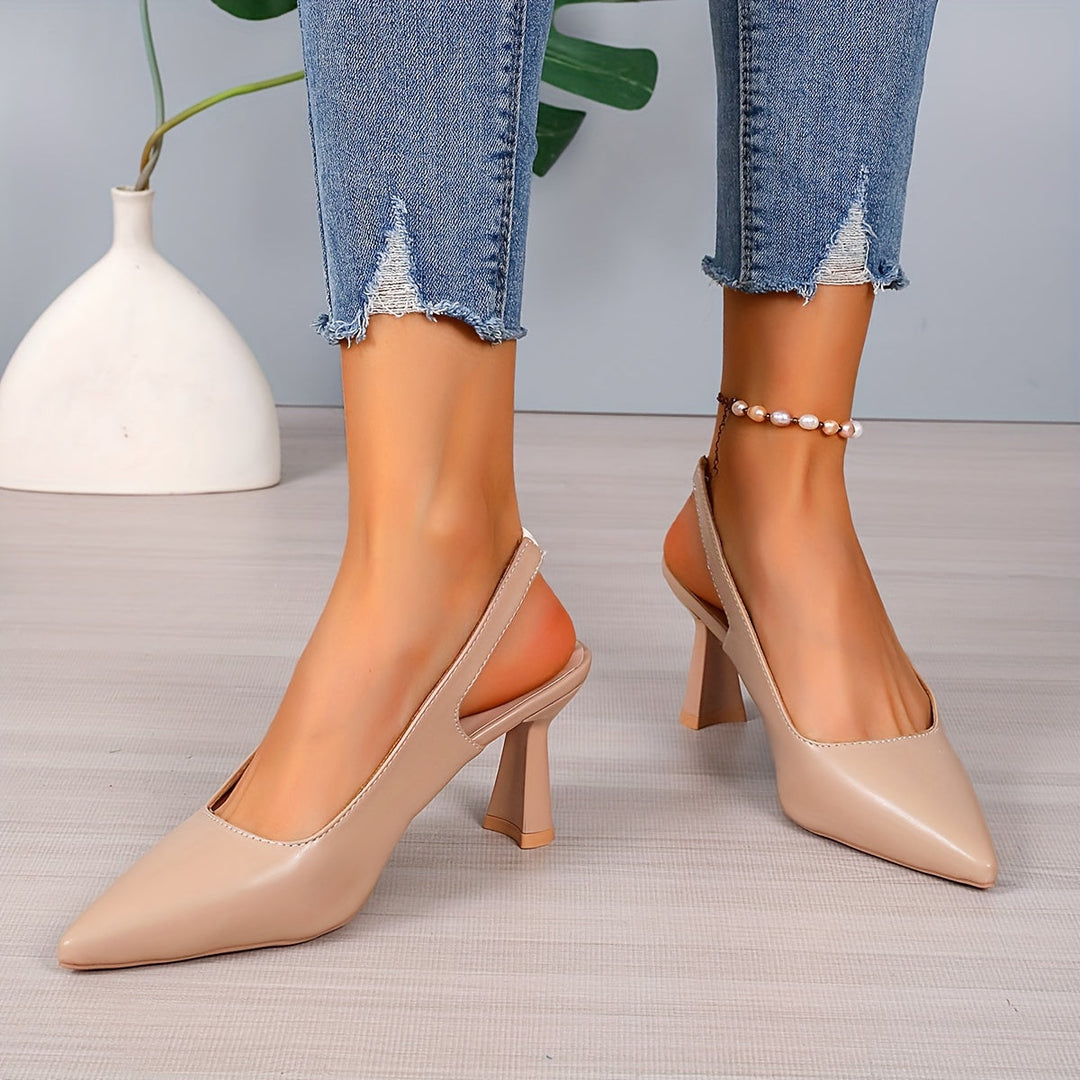 Sophia | Elegant Slingback Pointed Heels