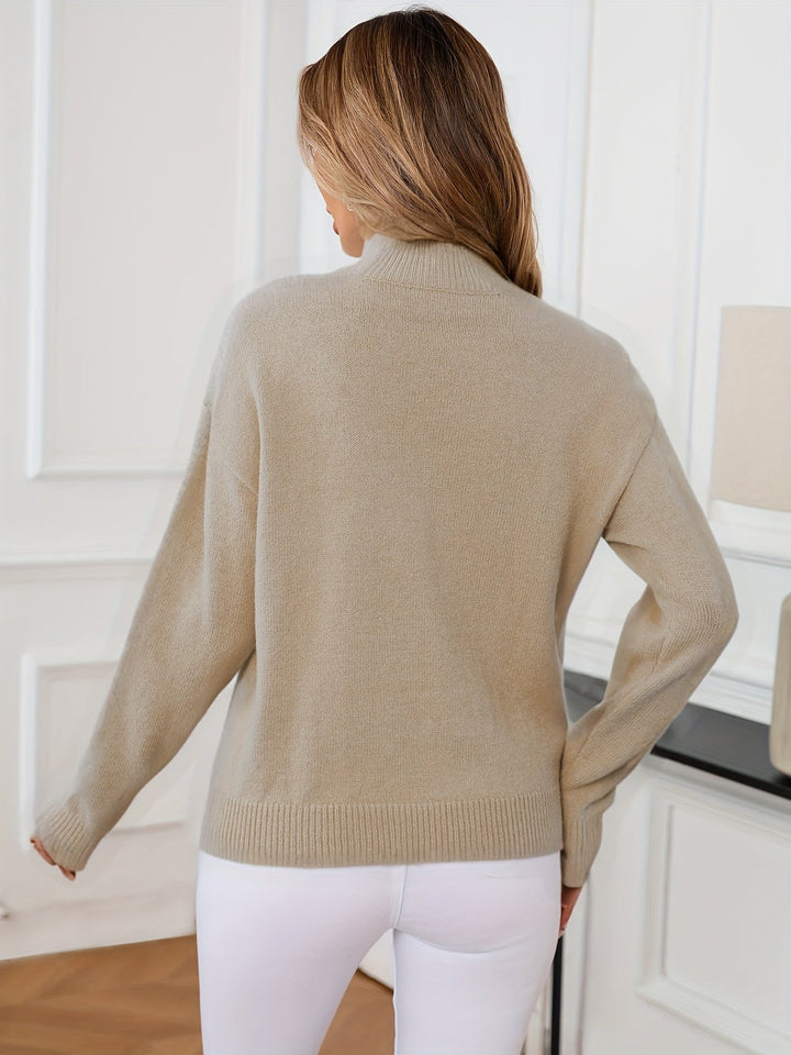 Lorelei | Refined Mock Neck Jumper