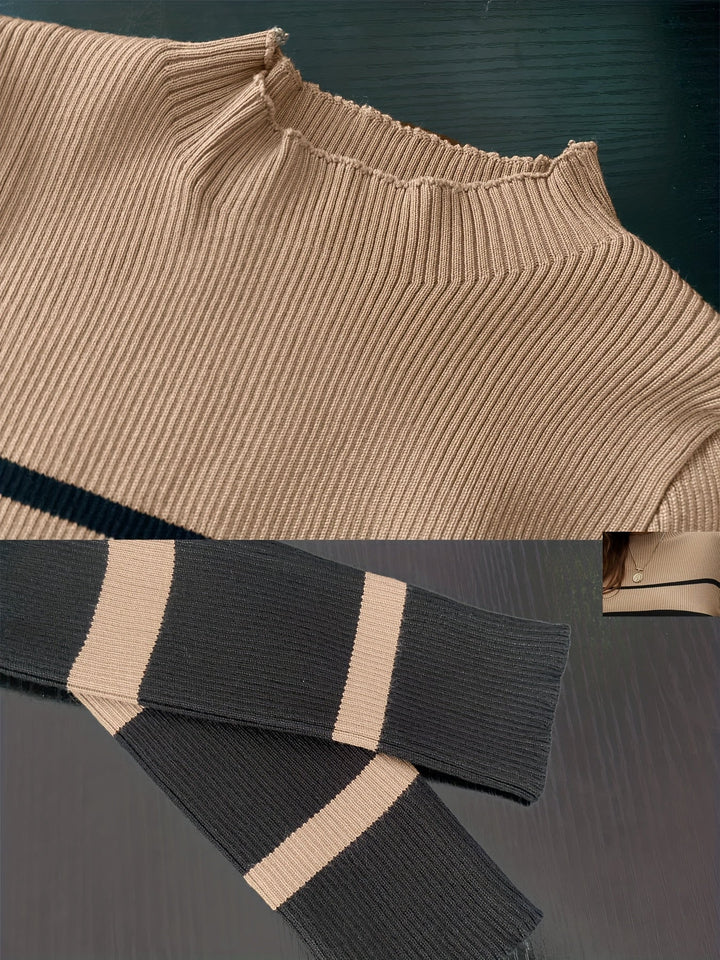 Farrah | Refined Striped Jumper Dress