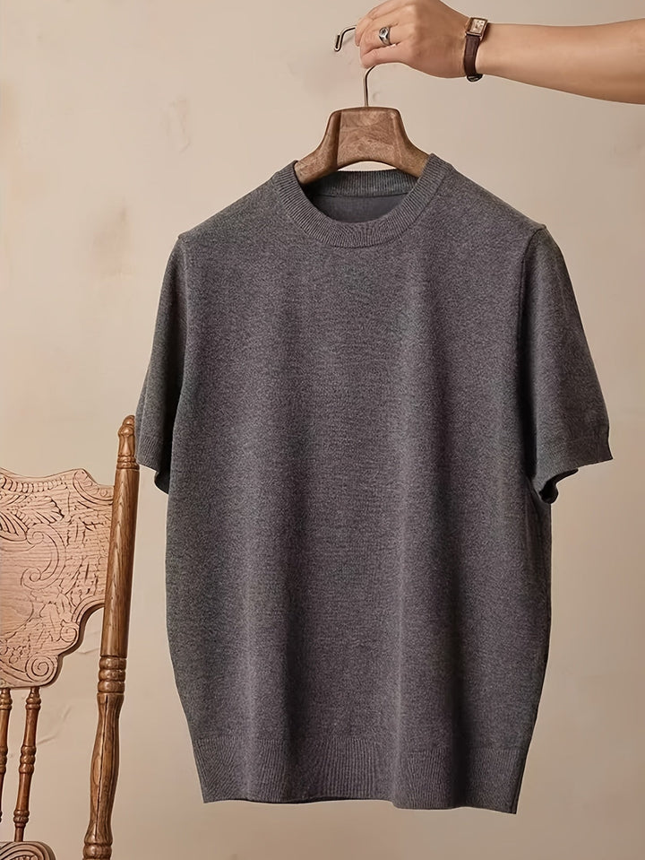 Reid | Refined Short-Sleeve Knit Top
