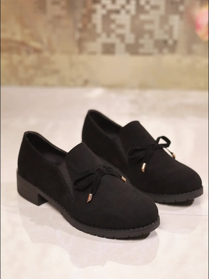 Nadia | Bow-Detail Slip-On Loafers