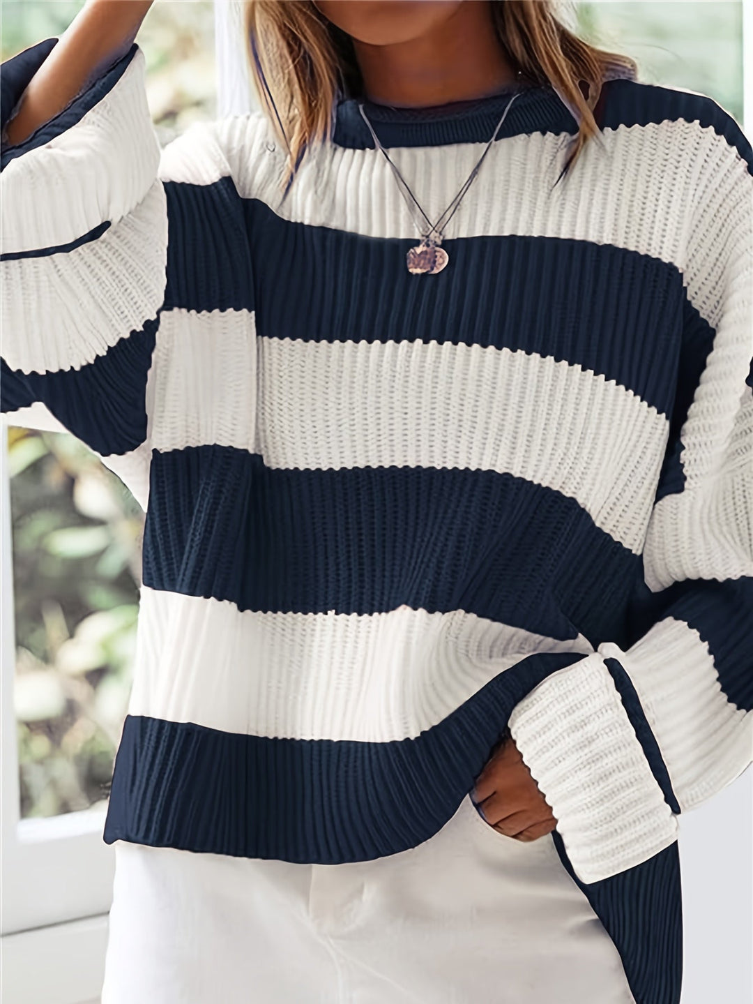 Ivy | Relaxed colourblock Jumper