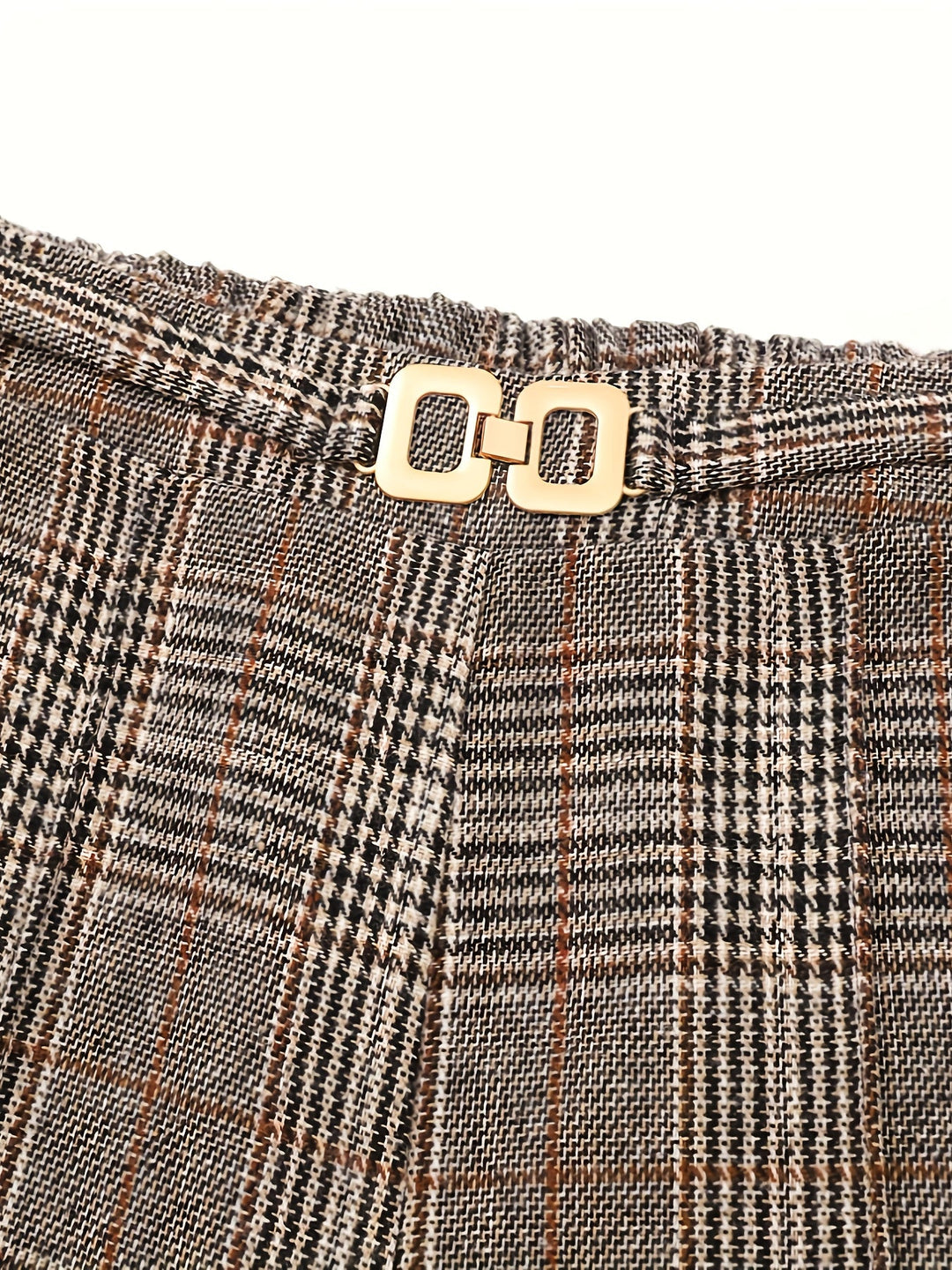 Matilda | Wide-Leg Plaid Trousers