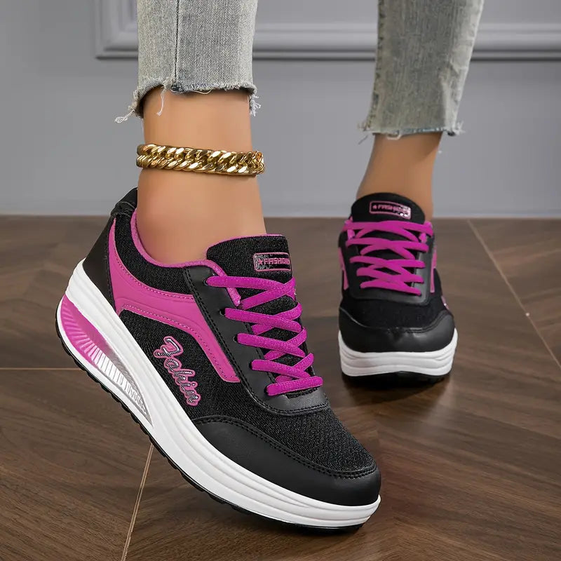 Rhonda | Cushioned Platform Sneakers