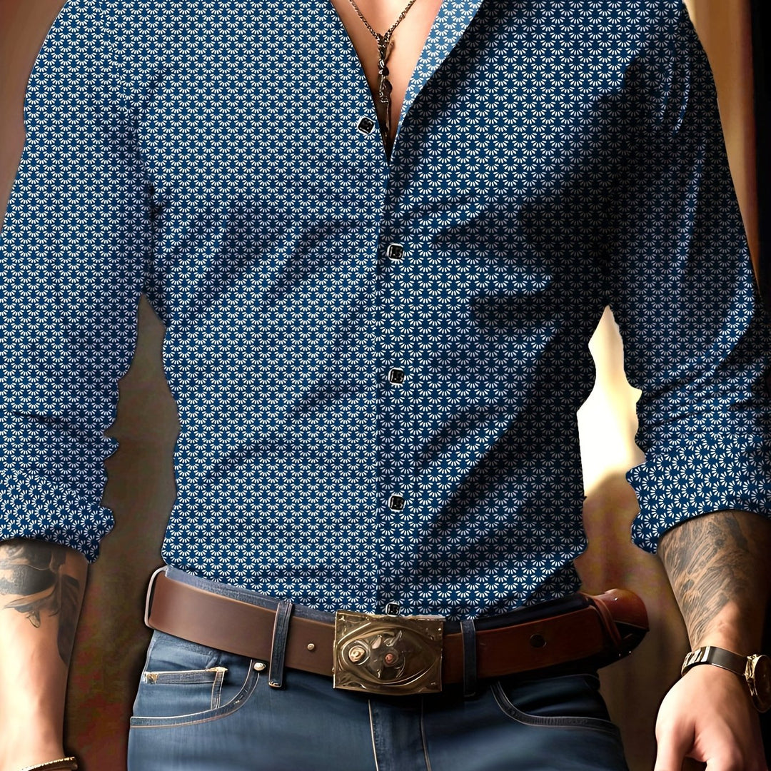 Clark | Refined Patterned Dress Shirt