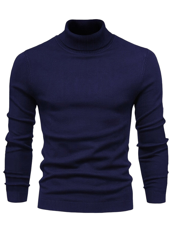 Malcolm | Classic Mock-Neck Jumper