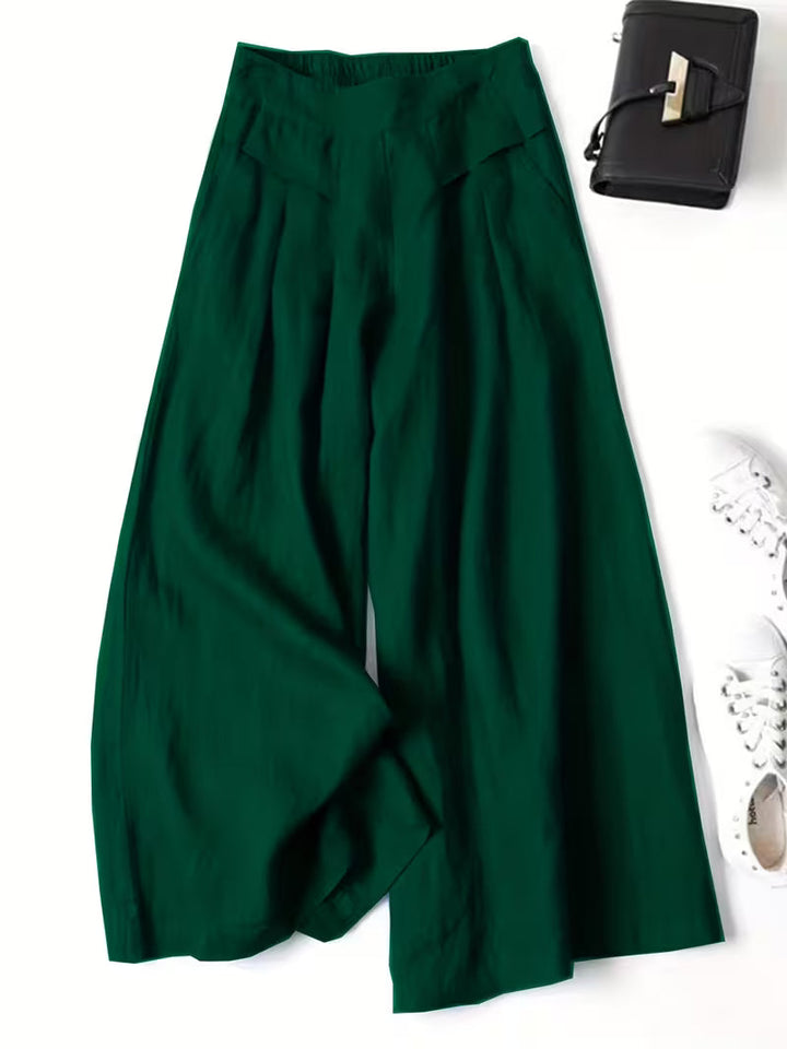 Valeria | Breathable Loose Wide-Leg Trousers