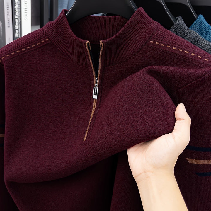 Daniel | Half-Zip Knit Jumper
