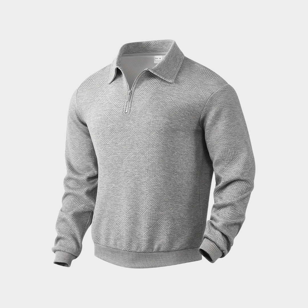 Hudson | Textured Half-Zip Pullover