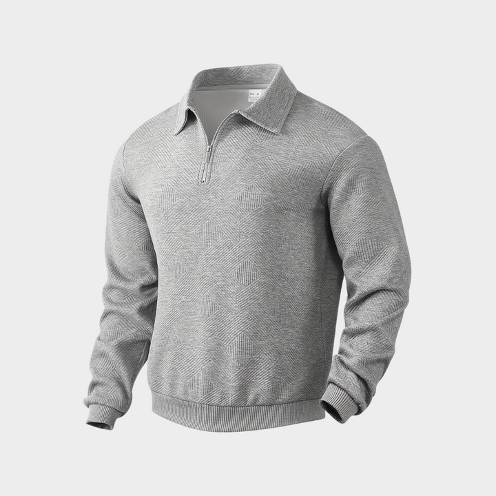 Hudson | Textured Half-Zip Pullover