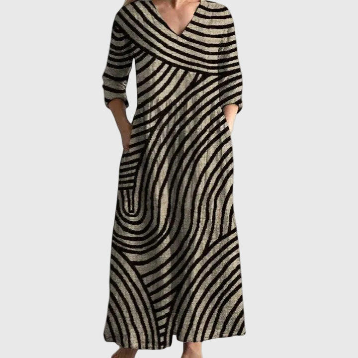 Sabrina | Elegant Flowing Midi Dress