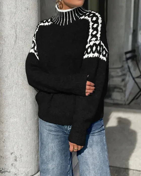 Aurelia | Cozy Patterned Jumper