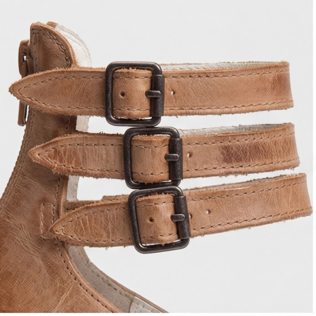 Summer | Elegant Retro Ankle Strap Heels