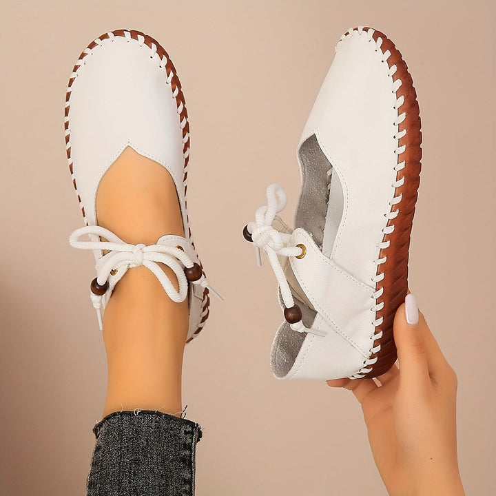 Annette | Handcrafted Lace-Up Flats
