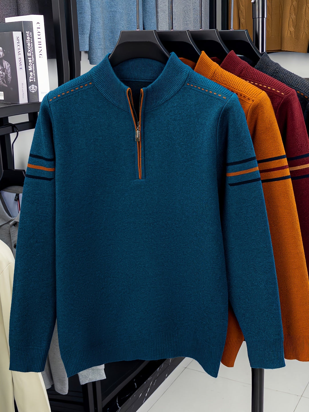 Daniel | Half-Zip Knit Jumper