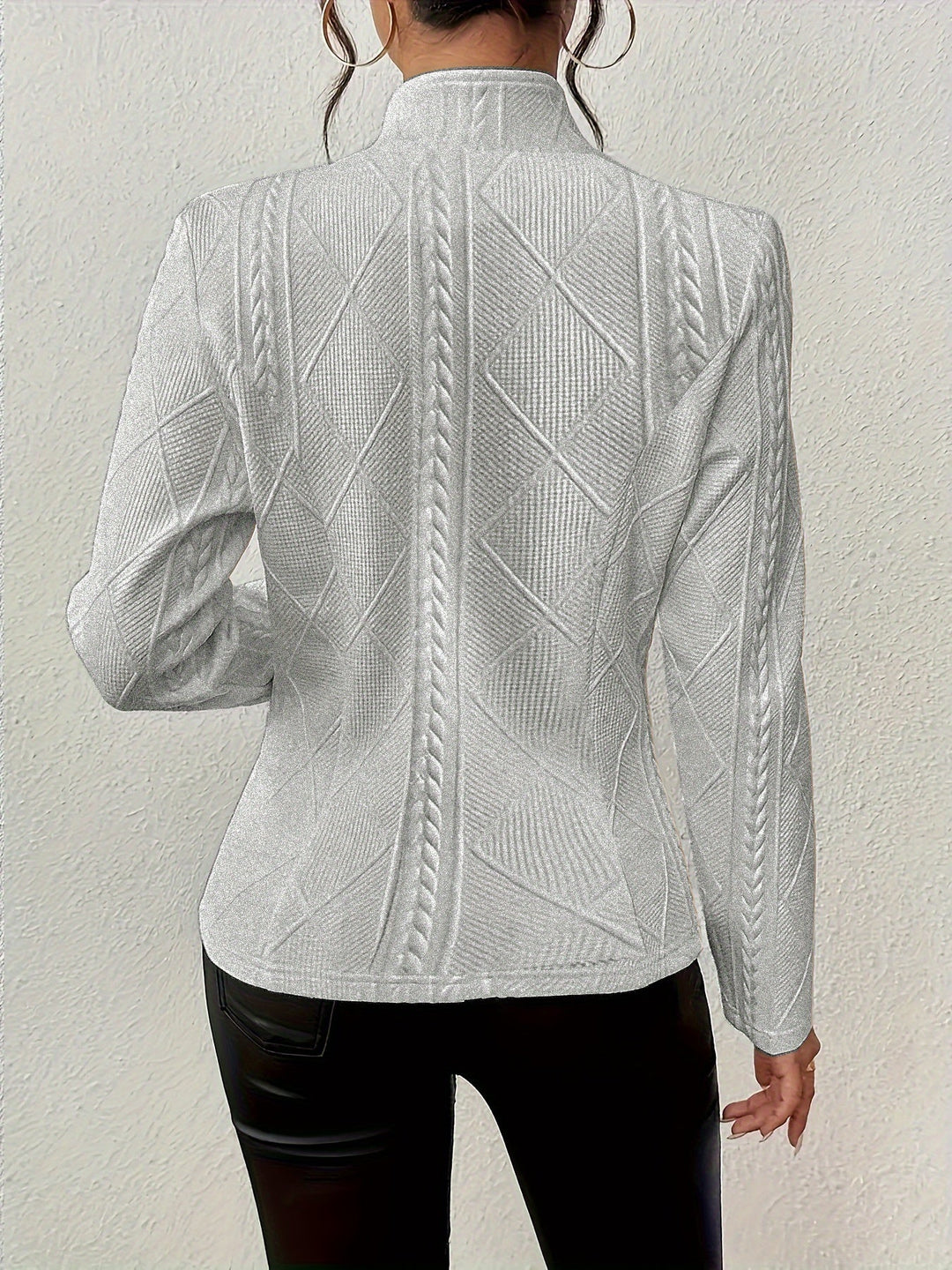 Whitney | Waist-Defining Textured Blazer