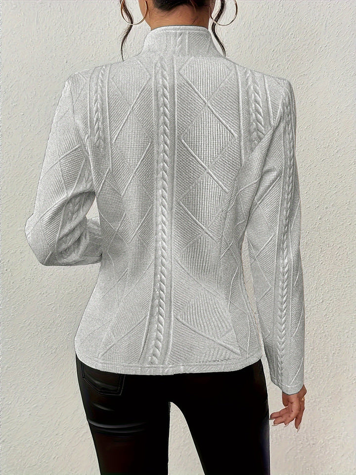 Whitney | Waist-Defining Textured Blazer