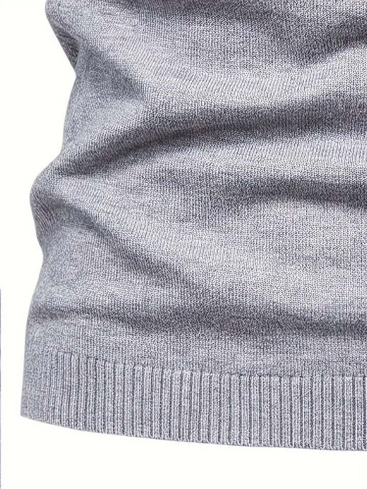 Malcolm | Classic Mock-Neck Jumper