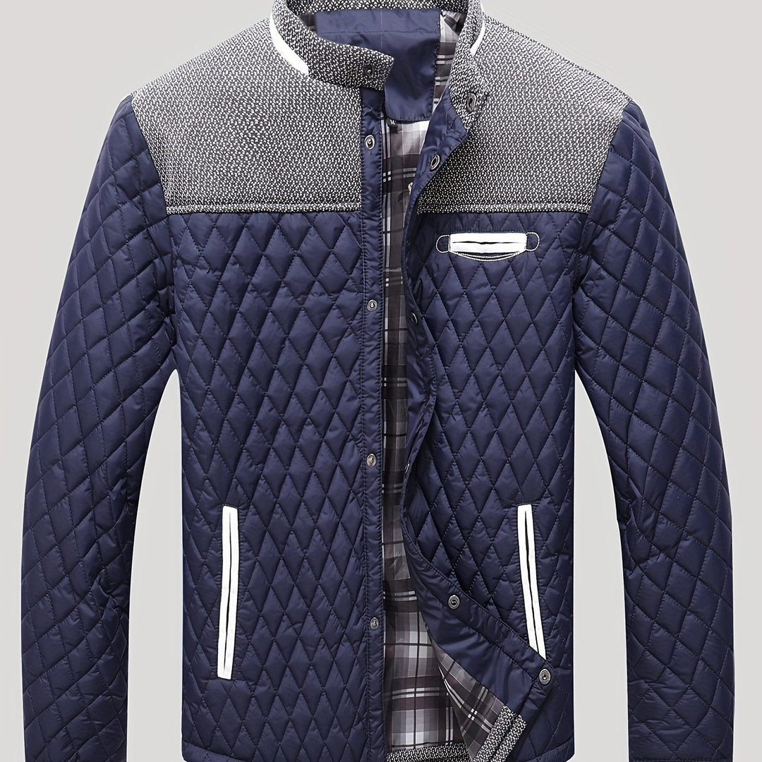 Alden | Quilted Stand-Collar Jacket