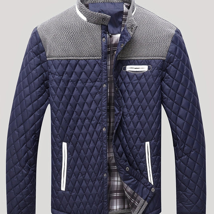 Alden | Quilted Stand-Collar Jacket