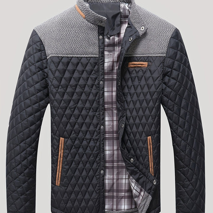 Alden | Quilted Stand-Collar Jacket