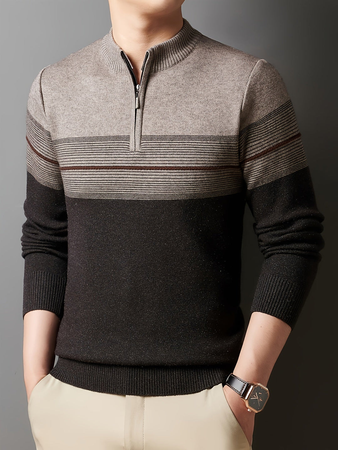Oscar | Zip-Neck Jumper