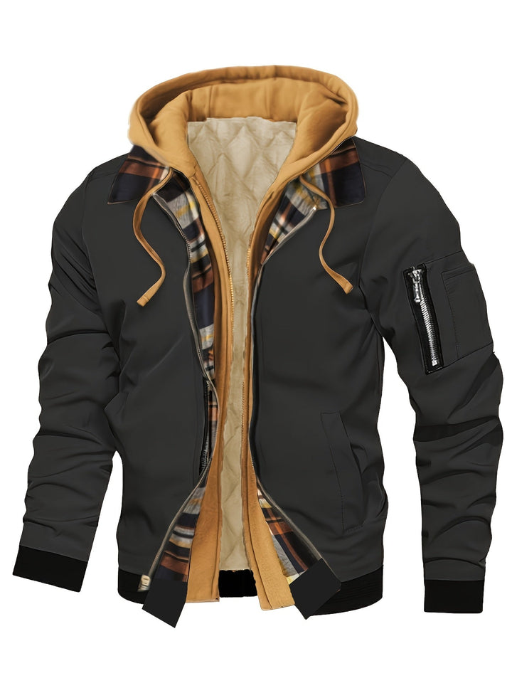 Bryson | Hooded Warm-Lined Zip Jacket