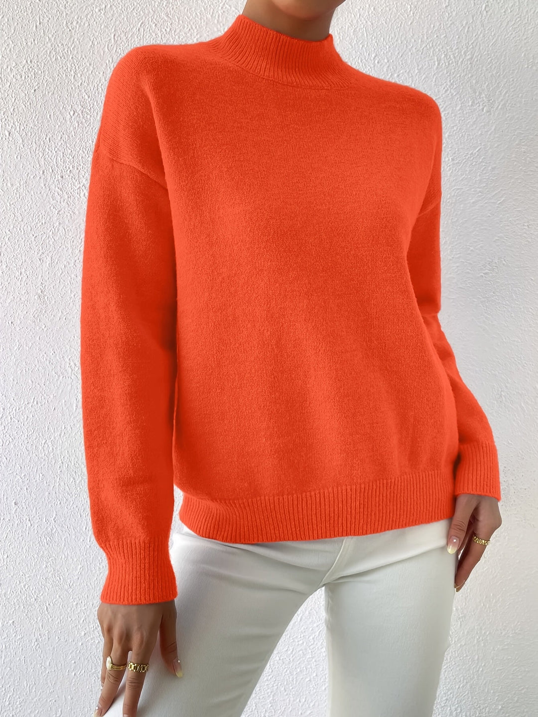 Lorelei | Refined Mock Neck Jumper