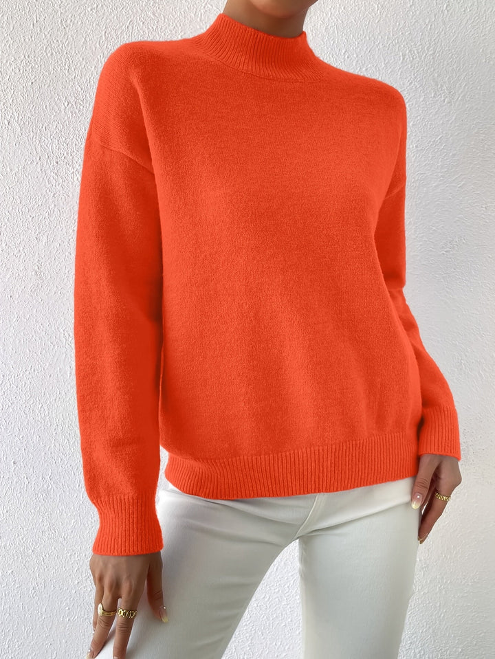 Lorelei | Refined Mock Neck Jumper