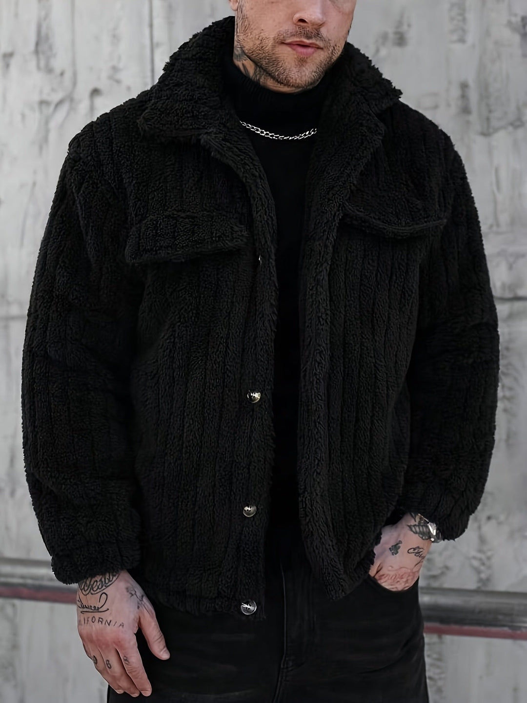 Owen | Textured Button-Up Jacket