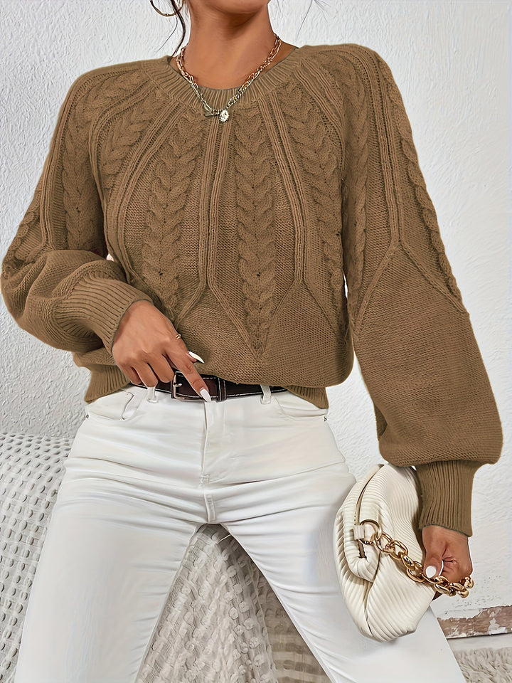 Eleanor | Relaxed Cable-Knit Jumper