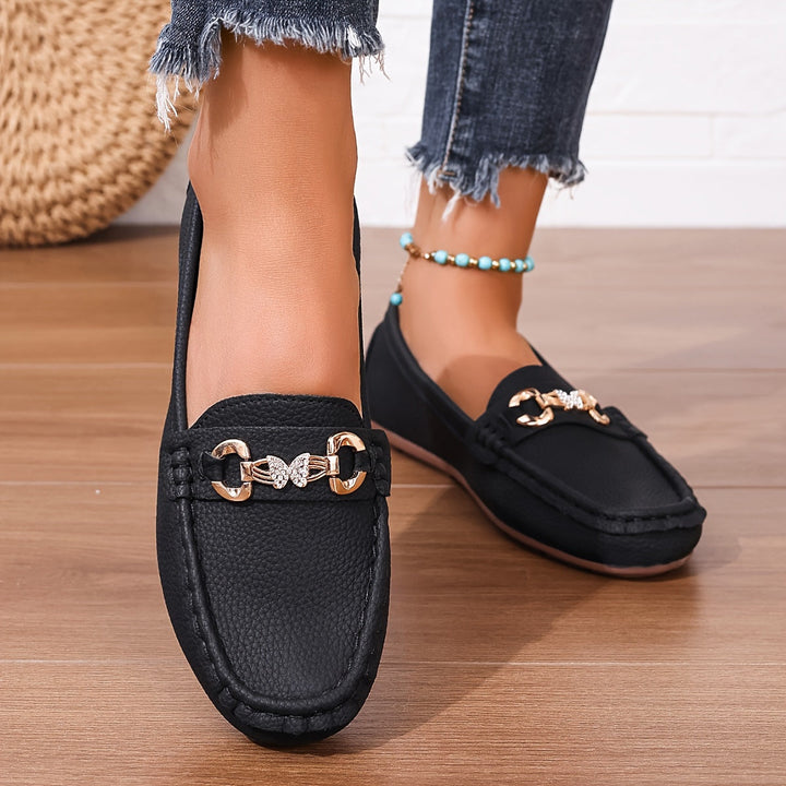 Nora | Elegant Buckle Loafers