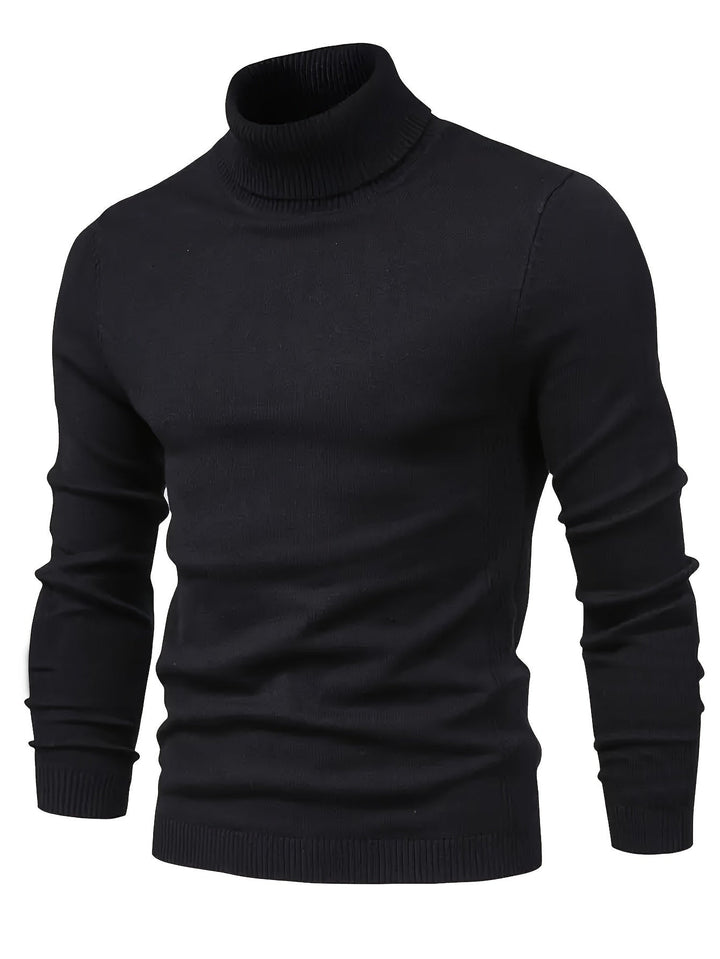Malcolm | Classic Mock-Neck Jumper